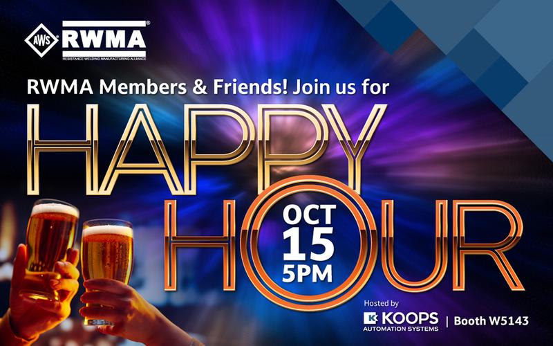 RWMA FABTECH Happy Hour postcard