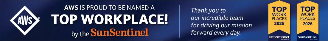 AWS named Top Work Places 2025 by the SunSentinel