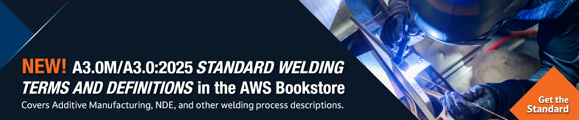 A3.0M/A3.0:2025 Updated Welding Terminology Standard