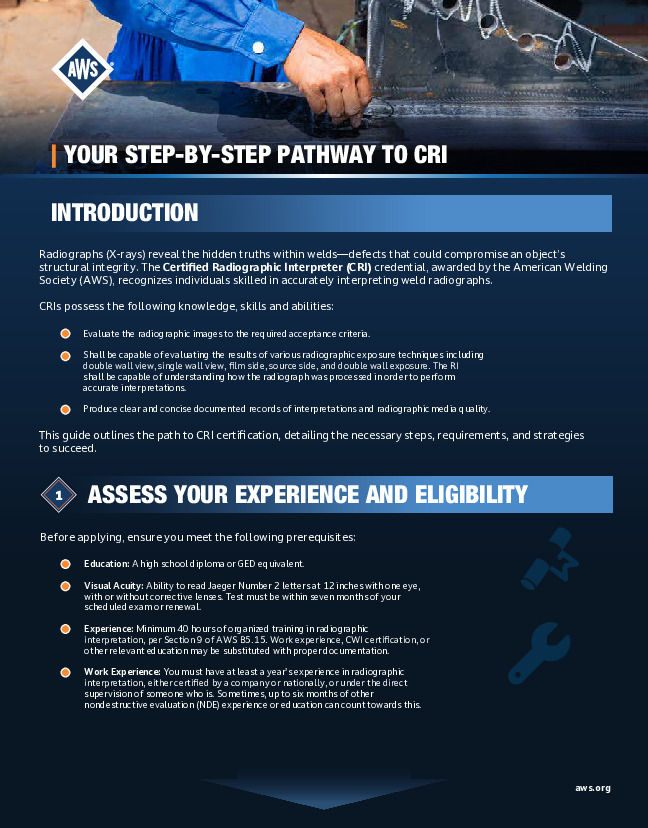 CRI Step-by-Step Guide